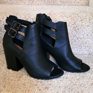 Open Toe Booties